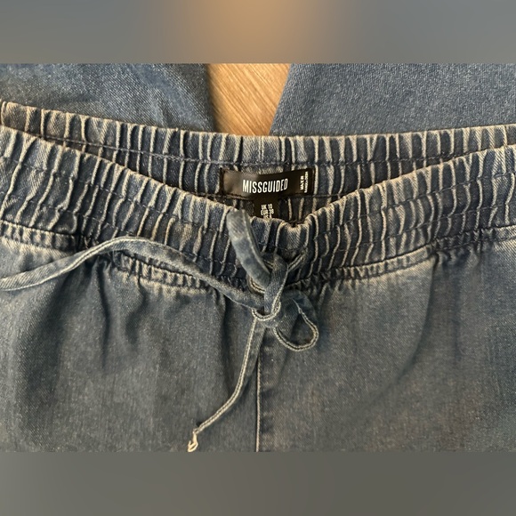 Women’s chambray like denim drawstring pants US6/28W - Picture 4 of 11